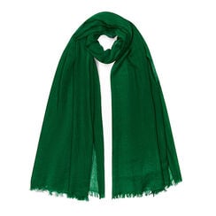 Forest green merino scarf by Kashmir Loom