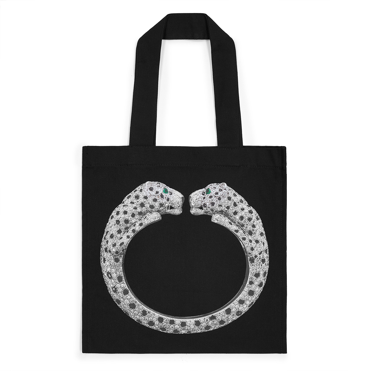 CARTIER Panther bangle tote bag