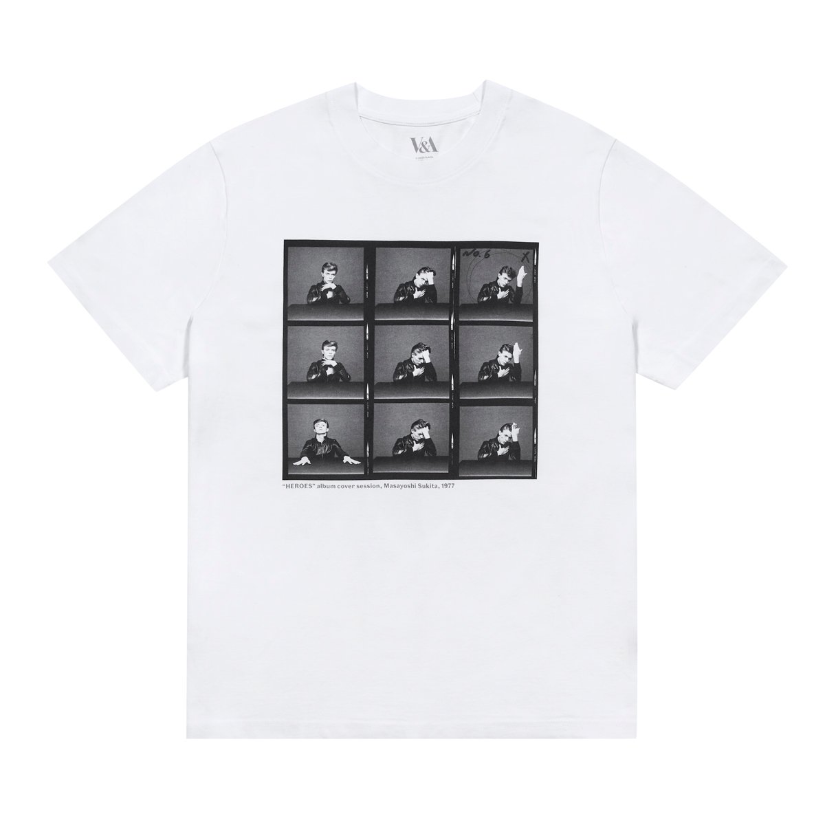 David Bowie “HEROES” photoshoot t-shirt