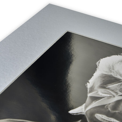 David Bowie Aladdin Sane B&W negative exclusive titanium print by Brian Duffy