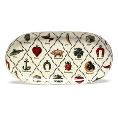 Lucky charms enamel tray