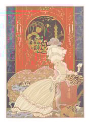 Lady and chaise illustration for F&ecirc;tes Galantes