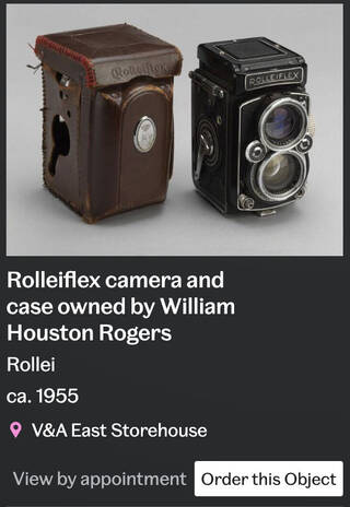 Screenshot of an object card in Explore the Collections showing a 'order this object' status
