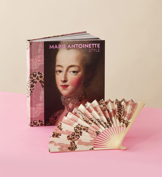 Marie Antoinette exhibition book and paper fan