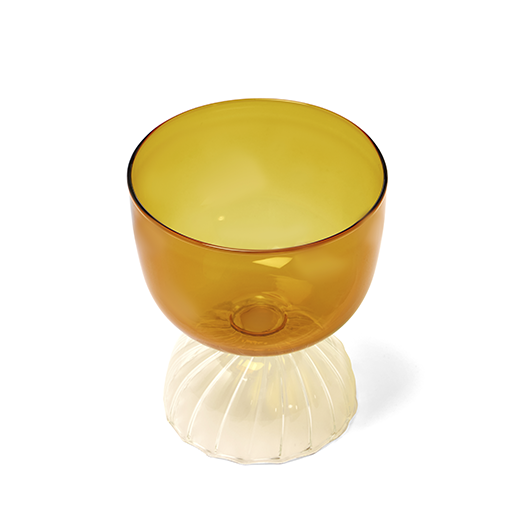 Amber glass by Ichendorf Milano